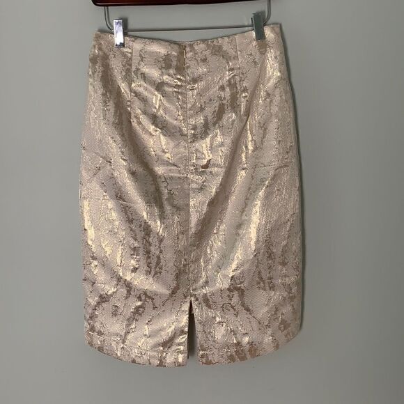 Bariano Australia Rose Gold Shimmer Skirt New with tags size 6 - Picture 6 of 12